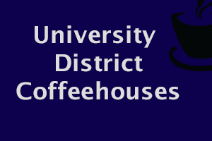 coffee places in the university district, university district coffeeshops